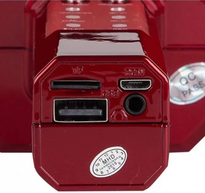 Микрофон-караоке WSTER WS-1828 LED (25580864) - фото 6