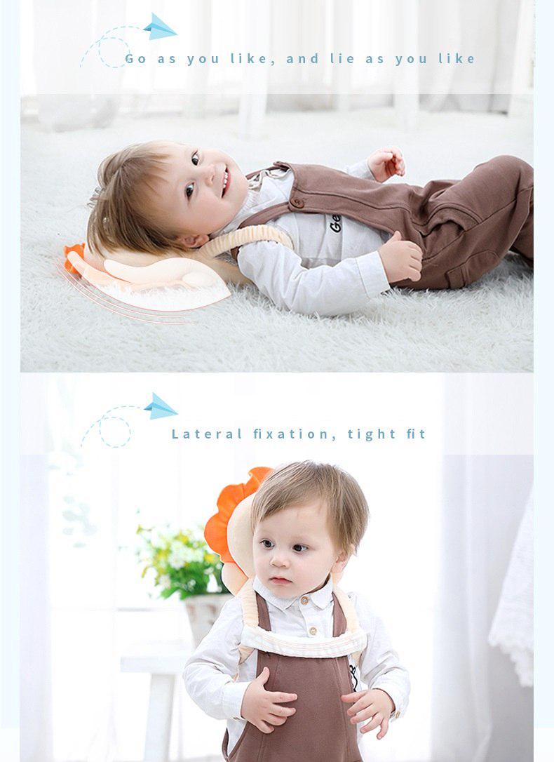 Подушка захисна Лев для голови та спини малюка Жовтий (142617) - фото 7 Подушка захисна Лев для голови та спини малюка Жовтий (142617) - фото 7