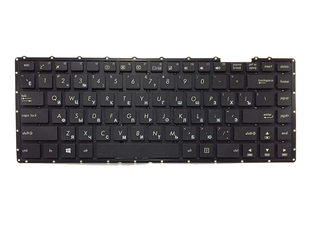 Клавиатура для ноутбука Asus A456 A456UV матовая (0KNB0-4135RU00)