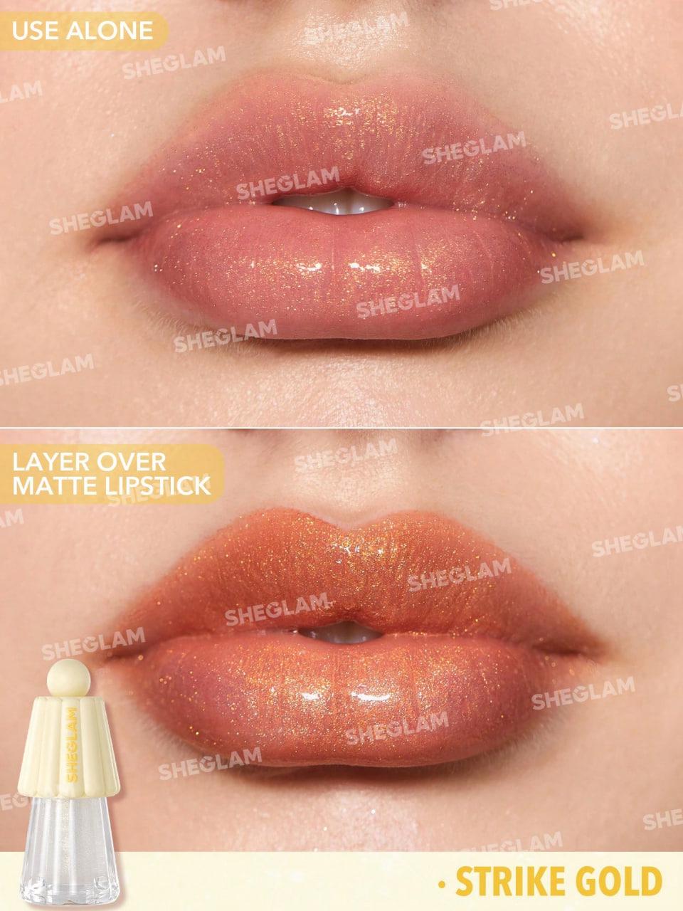 Масло для губ увлажняющее Jelly Wow Hydrating Lip Oil STRIKE GOLD 5 г (18314727) - фото 3