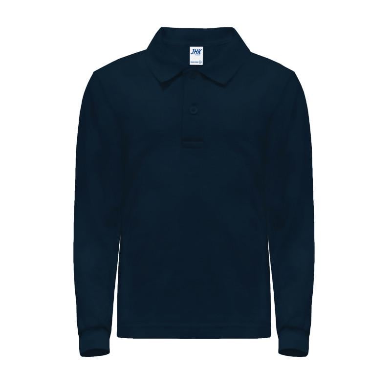 Детская футболка JHK KID POLO LS 12/14 Темно-синий (NY) Детская футболка JHK KID POLO LS 12/14 Темно-синий (NY)