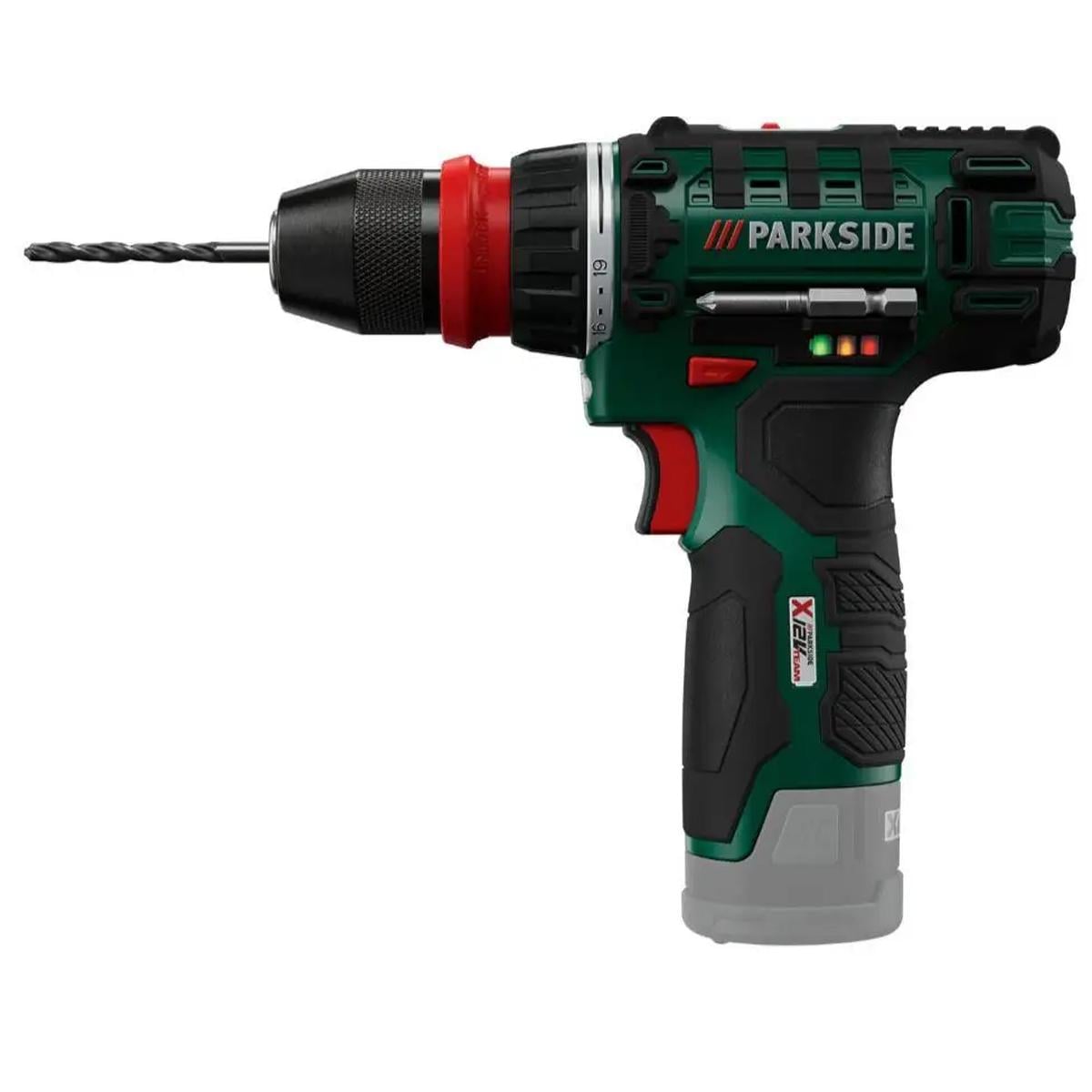 Шуруповерт-дриль акумуляторна PARKSIDE 12V PBSA 12 F5 без АКБ і ЗП (2505995336)