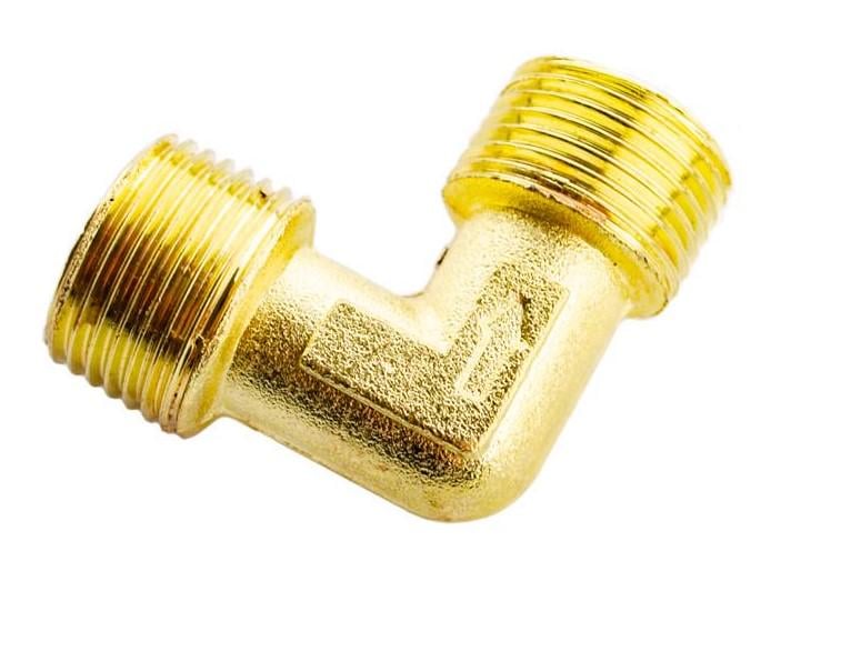 Куточок для компресора з різьбленням 3/8-3/8 (4485)
