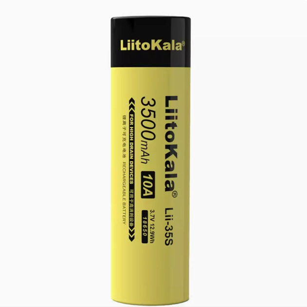 Акумулятор 18650 LiitoKala Lii-35S 3500mAh 3.7V 2.75-4.2V літій-іонна високого струму