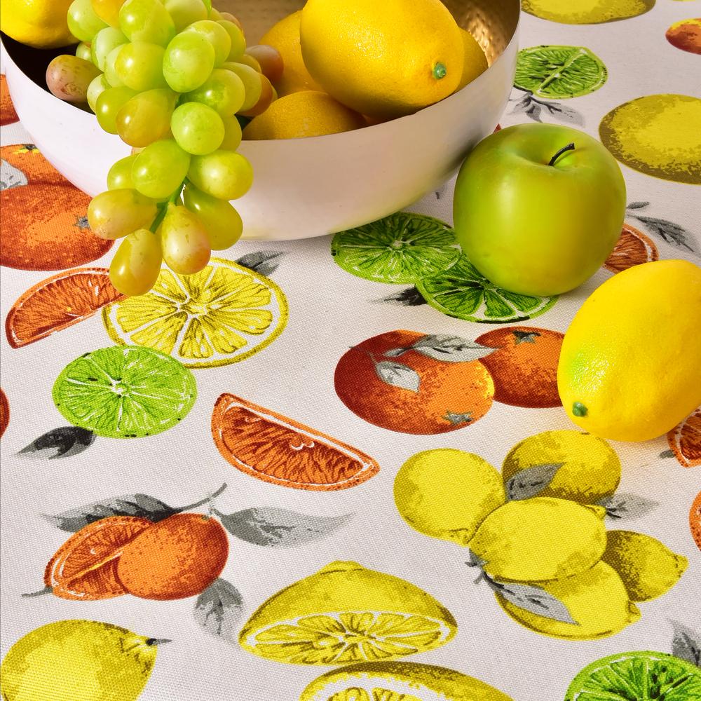 Скатертина IDEIA Цитрусові з водовідштовхувальним просоченням 140x170 см (24814) - фото 2