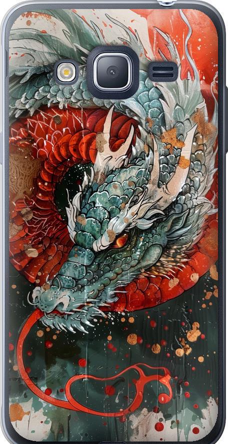 Чехол на Samsung Galaxy J3 Duos (2016) J320H Стихия огня (6101t-265-42517)