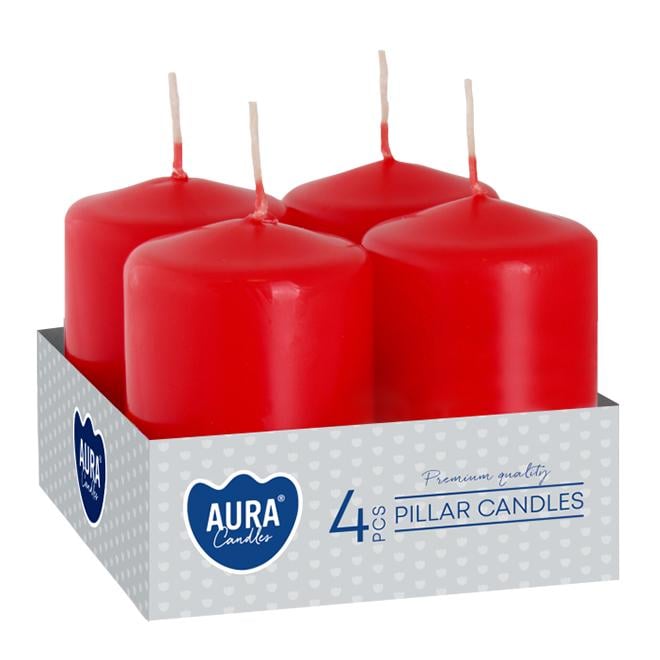 Комплект свечек Bispol Циліндр 4х6 см 4 шт. (27363)