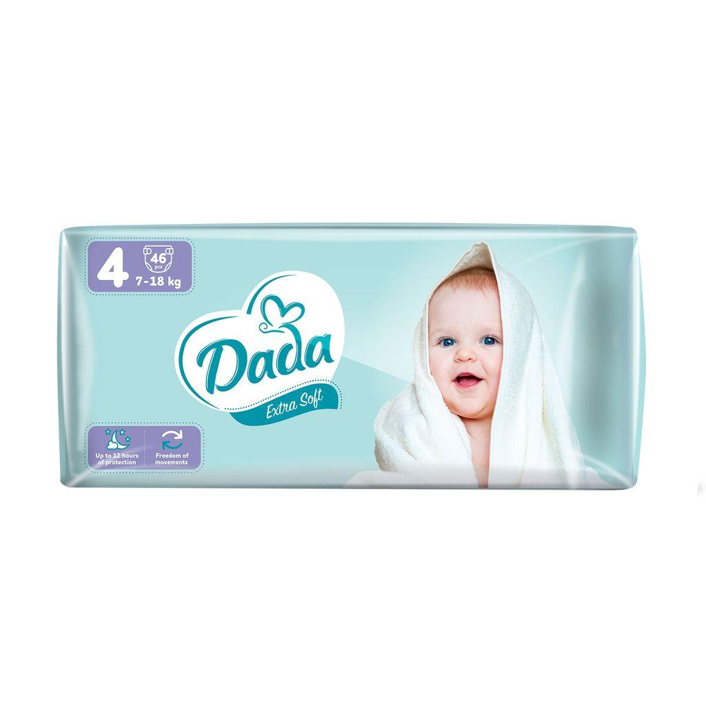 Подгузники Dada Extra Soft р. 4 7-18 кг 46 шт. (33391788)