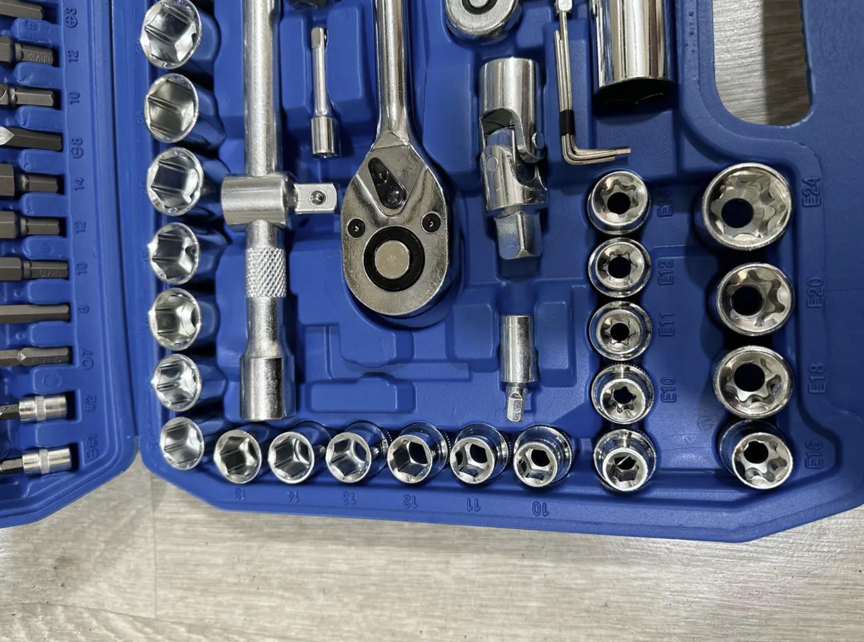 Набор инструментов WerkMaster WM-108 108 пр. в кейсе Серебристый (5454) - фото 3 Набор инструментов WerkMaster WM-108 108 пр. в кейсе Серебристый (5454) - фото 3