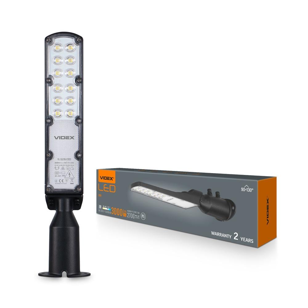 Светильник консольный Videx 30W 3000Lm 5000K 220V IP65 (VL-SLE18-0305)