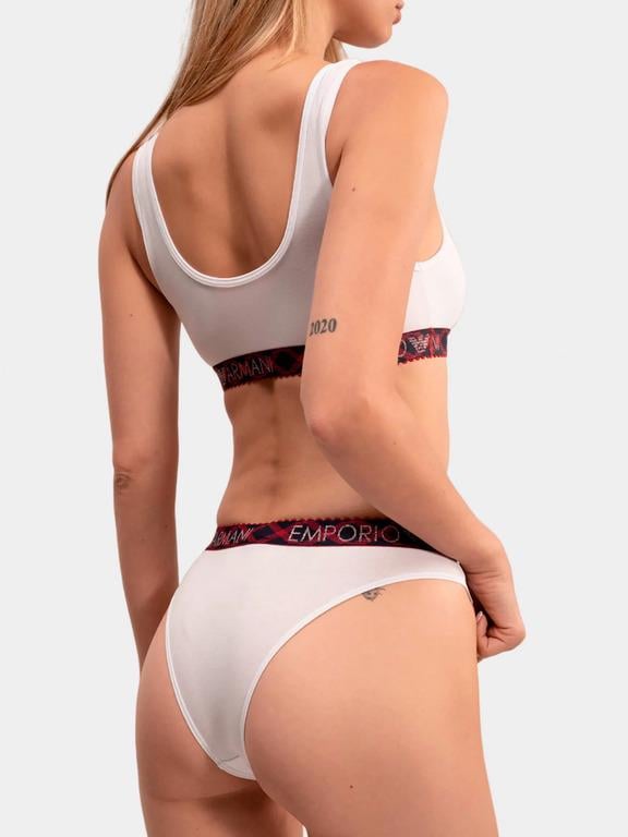 Комплект білизни жіночої Emporio Armani М Білий (3F225-164758біл) - фото 2 Комплект білизни жіночої Emporio Armani М Білий (3F225-164758біл) - фото 2