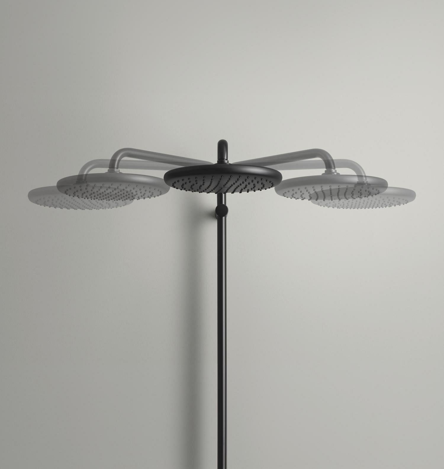 Душова система з термостатом Grohe Vitalio Start 266772431 Чорний (234221) - фото 8