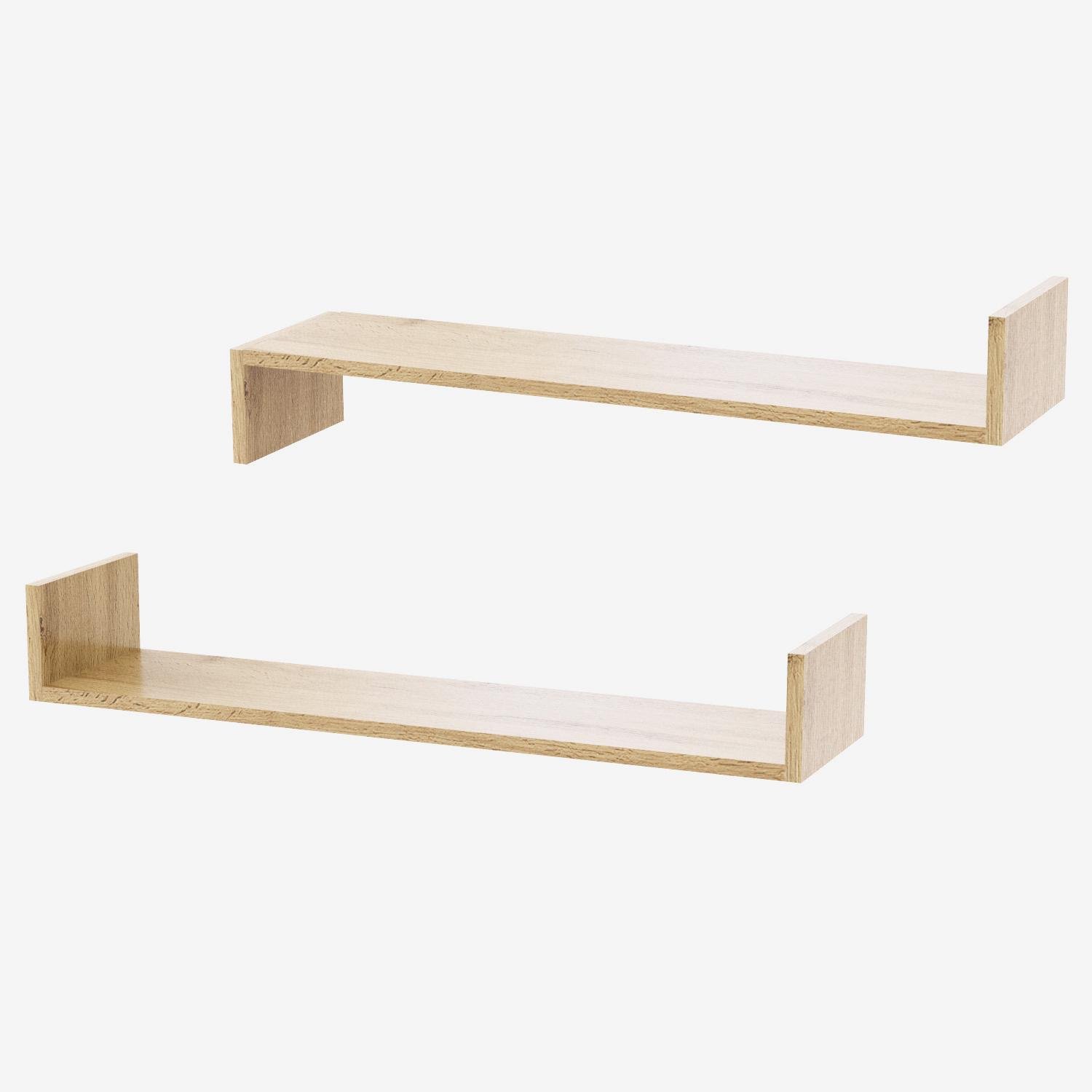 Полка книжная комплект 2в1 Asgard 820x120x200 мм Дуб крафт золотой (GAAG05120000000)