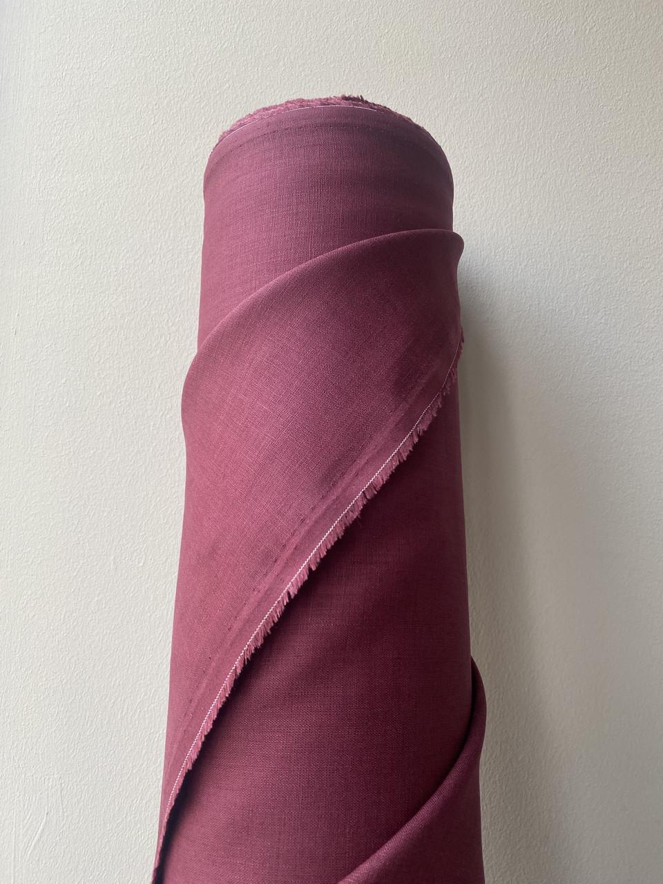 Ткань рубашечно-платьевая LINEN PLUS льняная 143 см 1283 Бордовый - фото 10 Ткань рубашечно-платьевая LINEN PLUS льняная 143 см 1283 Бордовый - фото 10