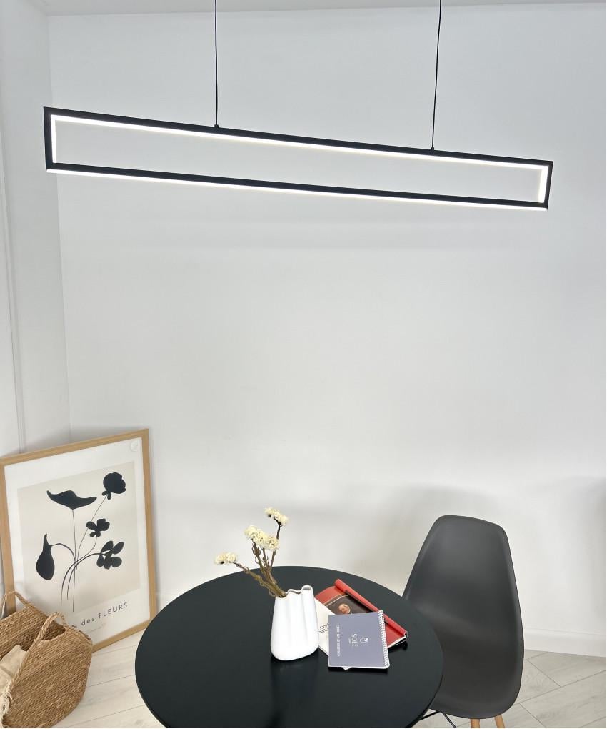 Підвісний світильник SOLEDESIGN Simple Line Medium LED 35W Чорний (SDLC-00055) - фото 3