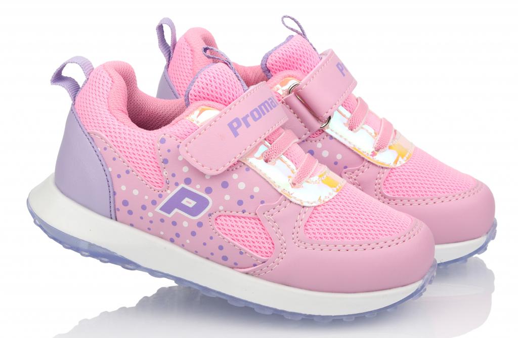 Кроссовки для девочек в сетку р. 25 Розовый (1694)