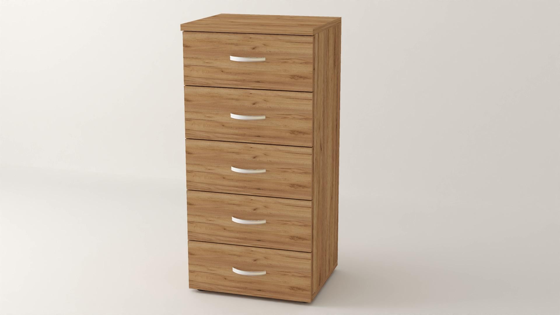 Комод Алекса ВК-5 65х38х90 см Дуб крафт золотой