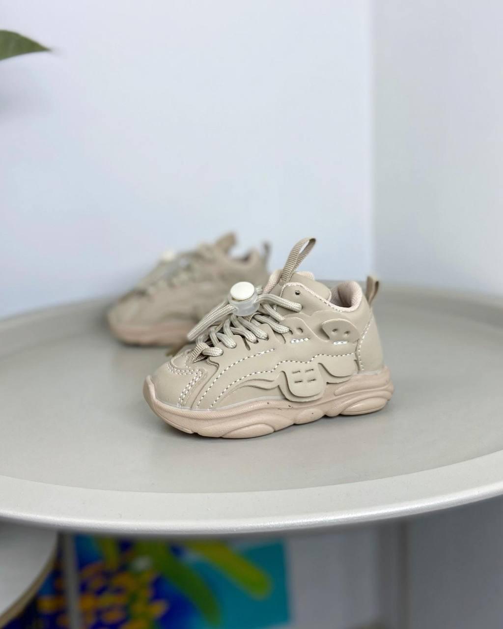 Кроссовки детские р. 18 Бежевый (1175) - фото 2 Кроссовки детские р. 18 Бежевый (1175) - фото 2
