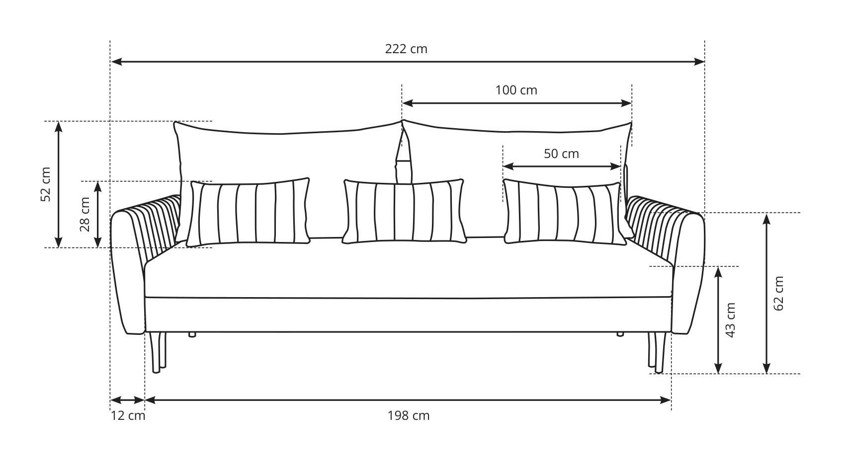Диван раскладной Perfect Home Frezja натуральное дерево ДСП/ткань Element 09 Кирпичный (49507) - фото 6 Диван раскладной Perfect Home Frezja натуральное дерево ДСП/ткань Element 09 Кирпичный (49507) - фото 6