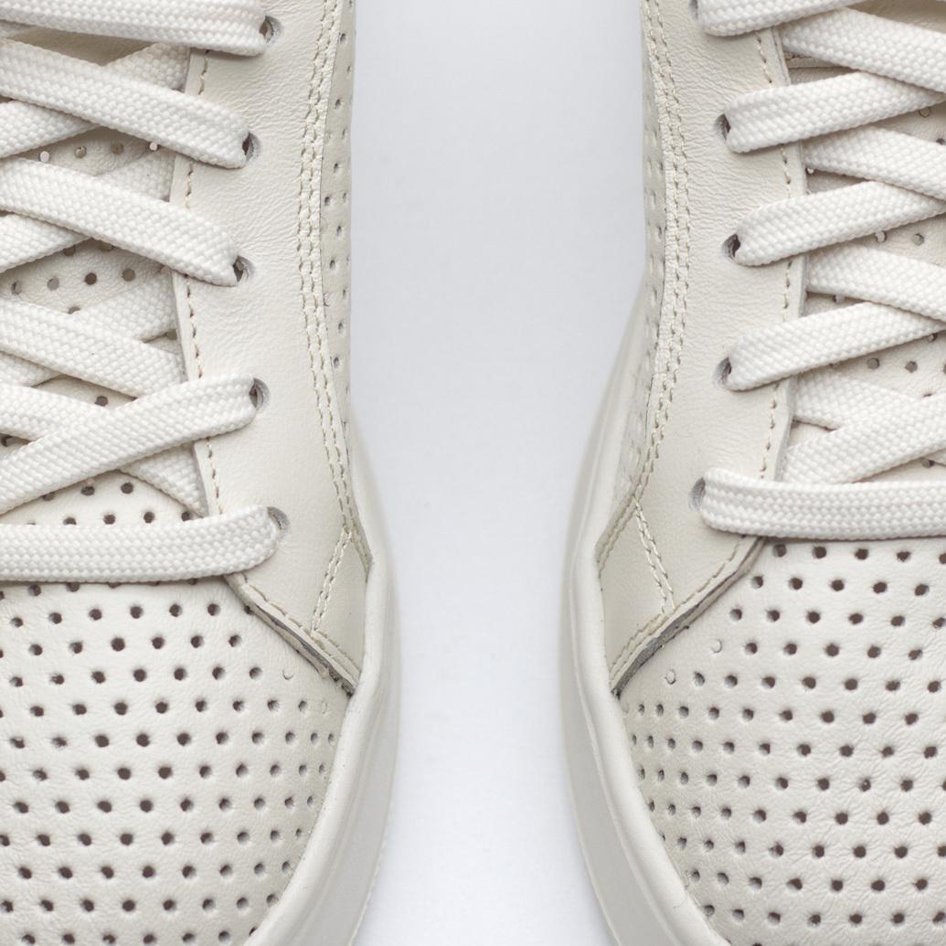 Кеды женские Zlett из натуральной кожи перфорированные р. 37 Молочный (1208) - фото 2 Кеды женские Zlett из натуральной кожи перфорированные р. 37 Молочный (1208) - фото 2