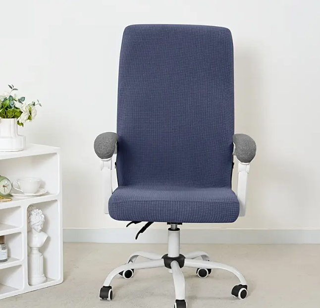 Чохол для офісного крісла Slavich стрейч-жаккард M Графітовий (24088994)