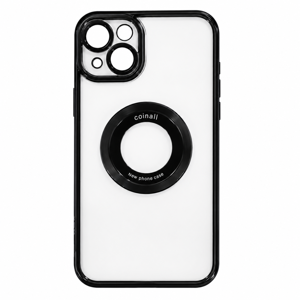 Магнитный чехол XON PhoneCase Magnetic для iPhone 14 Plus (PCMC1114200B 7904) Черный/Прозрачный