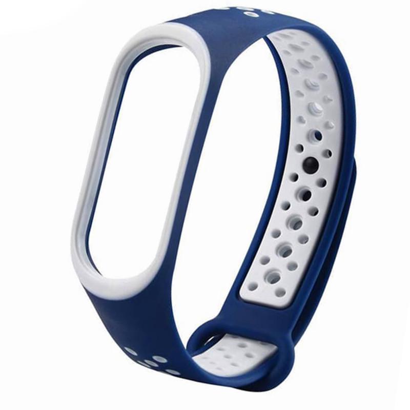 Ремешок для фитнес браслета Mi Band 5/6 Sport Band Nike Blue/White (29caa1-3072)