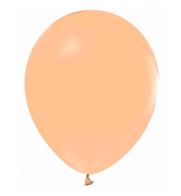 Повітряні кулі Balonevi 13 см 10 шт. Лосось пастель (11023564)
