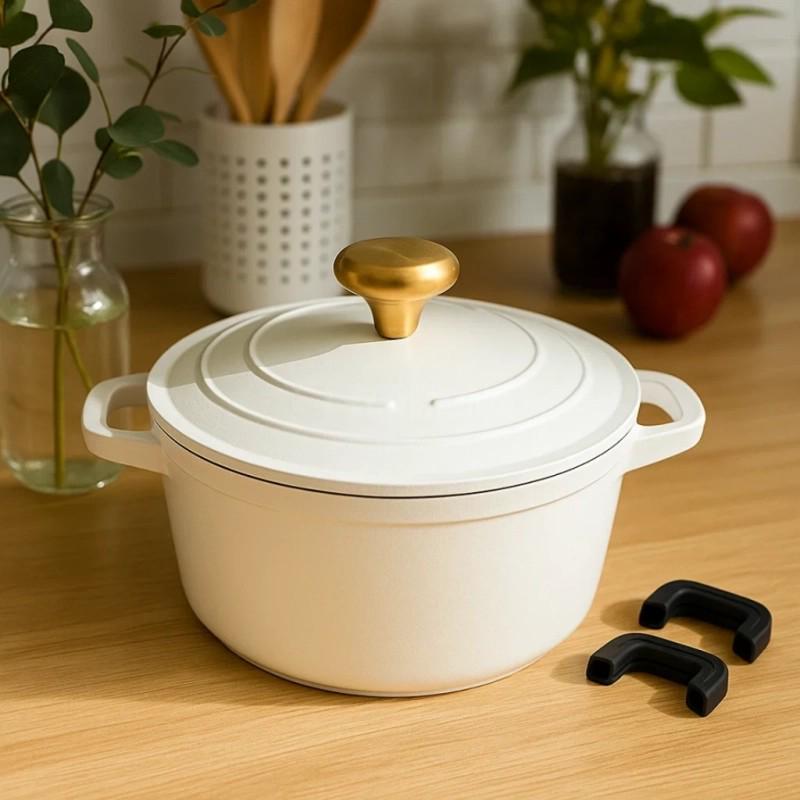 Кастрюля Edenberg EB-12091 с мраморным покрытием и металлической крышкой 2,5 л 20х10 см Белый (EB-12091) - фото 2 Кастрюля Edenberg EB-12091 с мраморным покрытием и металлической крышкой 2,5 л 20х10 см Белый (EB-12091) - фото 2