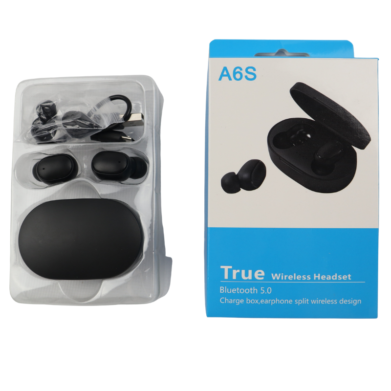 Наушники беспроводные вакуумные Bluetooth с кейсом Черный (4123568) - фото 5 Наушники беспроводные вакуумные Bluetooth с кейсом Черный (4123568) - фото 5