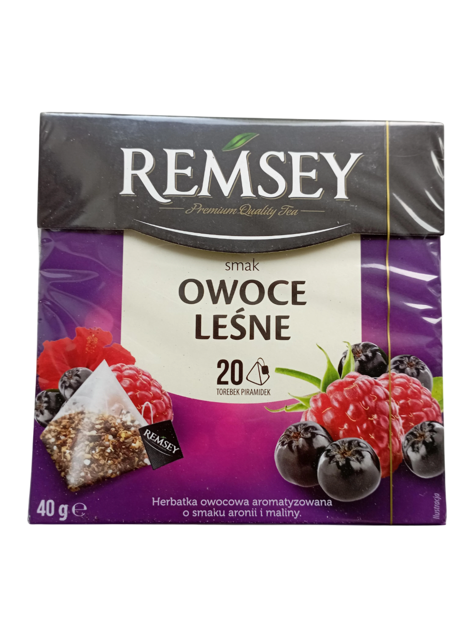 Чай фруктовий Remsey Малина та чорноплідна горобина 20 пакетиків (29256671) - фото 1
