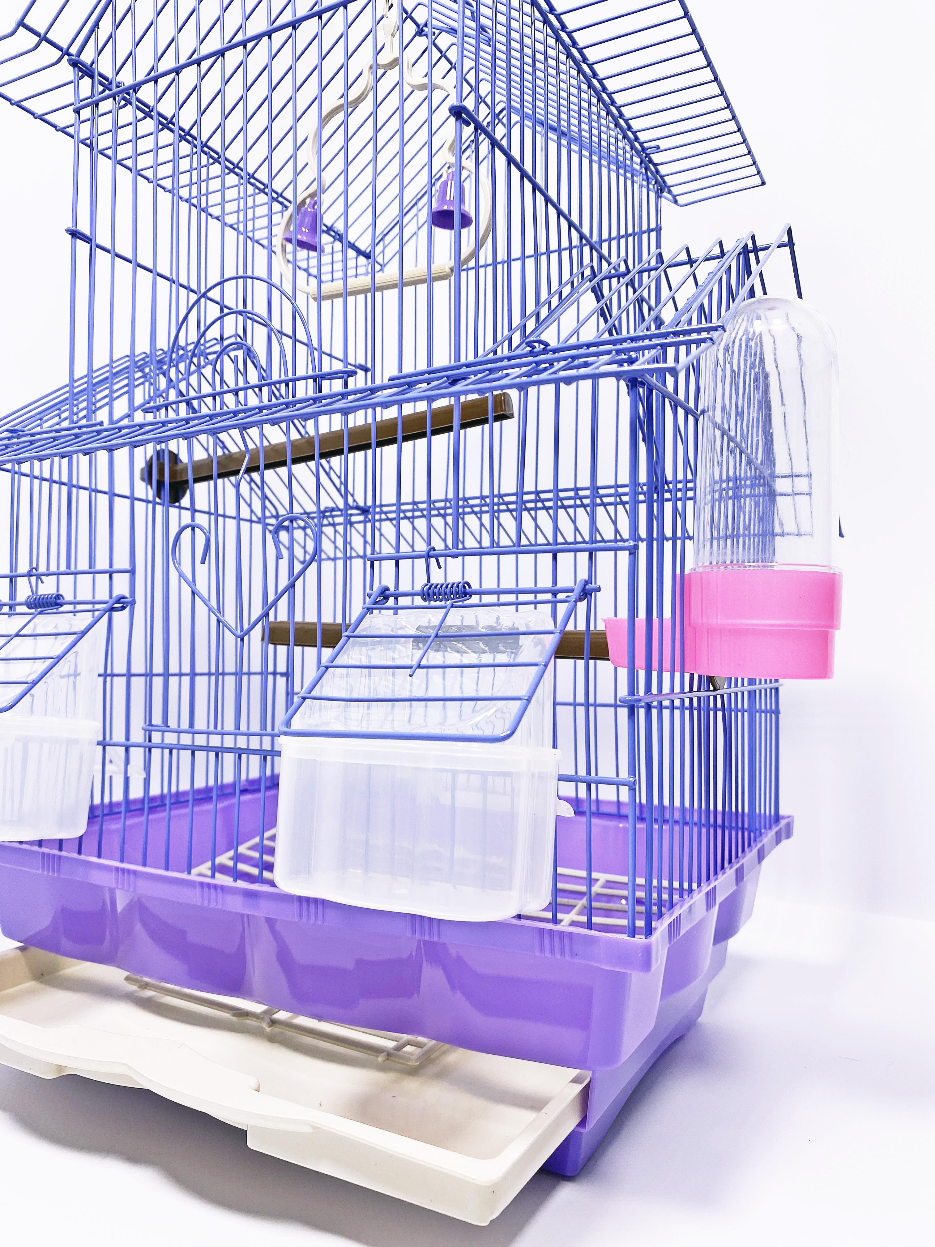Клітина для птахів ZoomaxA201 30x23x48 см Фіолетовий (26919827) - фото 3 Клітина для птахів ZoomaxA201 30x23x48 см Фіолетовий (26919827) - фото 3