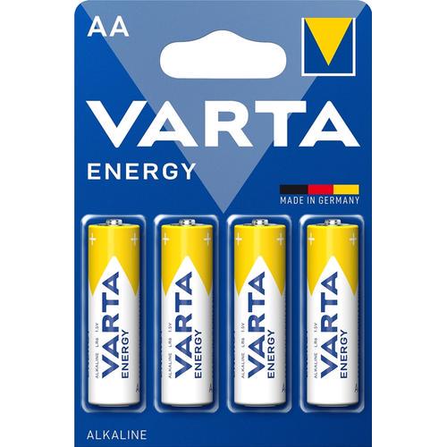 Батарейка Varta Energy щелочная LR06 AA в блистере 4 шт. (00000065799)