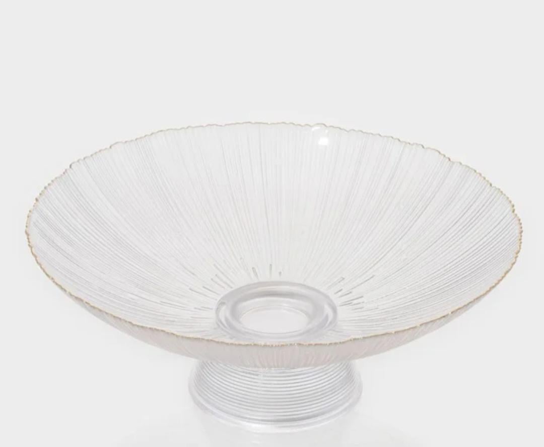 Фруктівниця YIWU HP-19-46 скляна 32 см Напівпрозора (HP-19-46) - фото 2 Фруктівниця YIWU HP-19-46 скляна 32 см Напівпрозора (HP-19-46) - фото 2