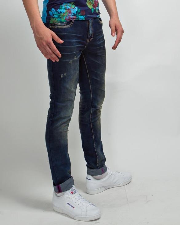 Джинси Iteno Jeans MH314 р. 32 Темно-синій (70314) - фото 2