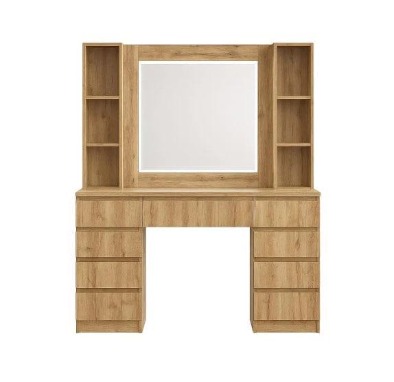 Туалетный столик New and Classic с LED подсветкой 1600x1200x400 мм Дуб Сонома - фото 4 Туалетный столик New and Classic с LED подсветкой 1600x1200x400 мм Дуб Сонома - фото 4