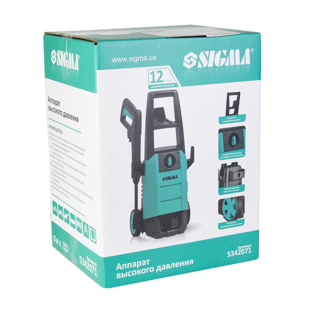 Мойка высокого давления Sigma 1700 Вт 6,7 л с турбонасадкой - фото 11 Мойка высокого давления Sigma 1700 Вт 6,7 л с турбонасадкой - фото 11
