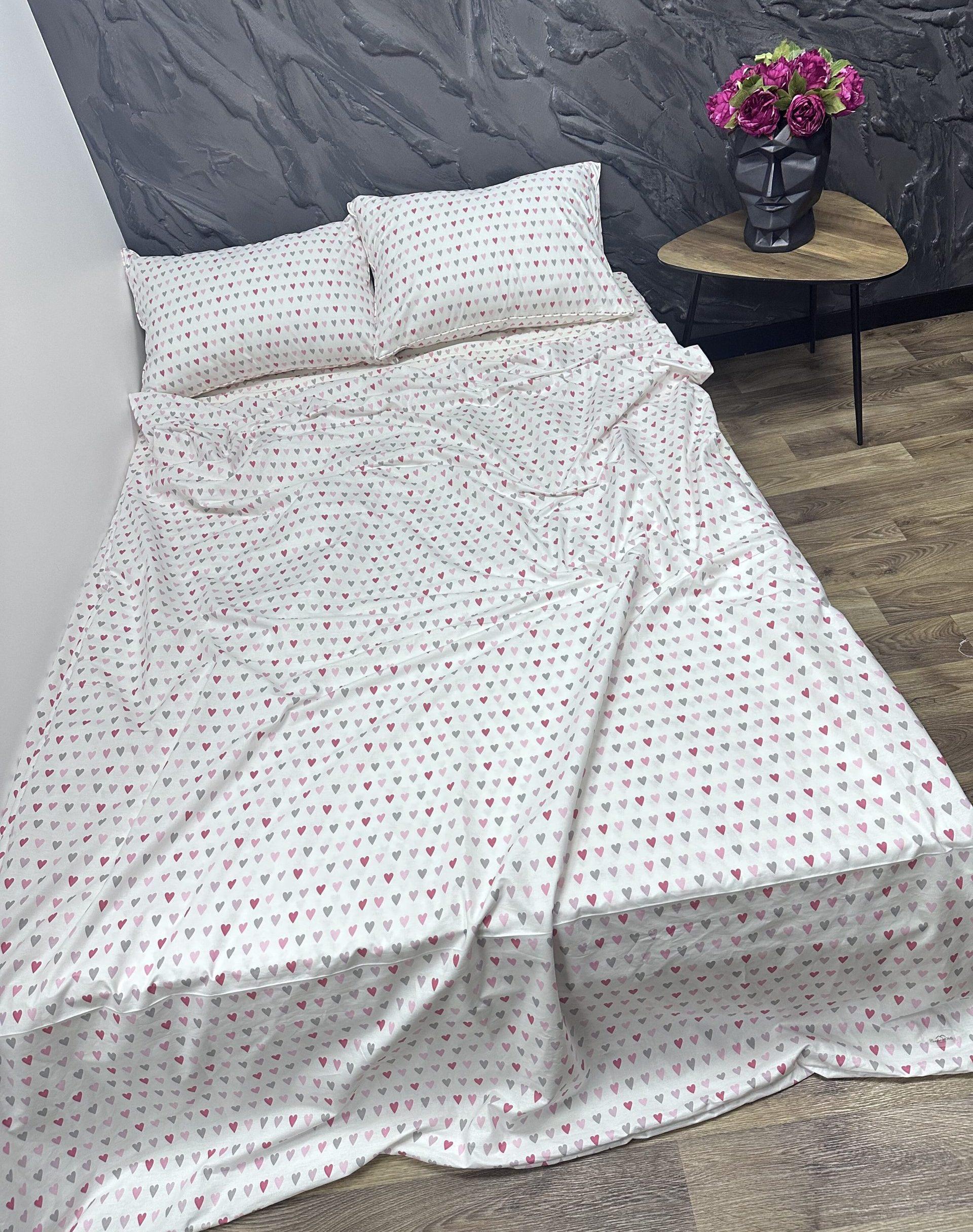 Комплект постельного белья Comfort Home Hearts двуспальный