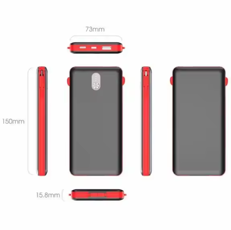 Повербанк PV-53 20000 мАг з перехідниками (234574735_554) - фото 4