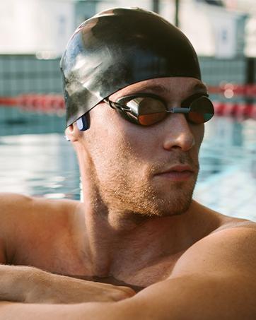 Навушники кісткові Paramita IP68 X2 32 ГБ водонепроникні Синій (26389570) - фото 9