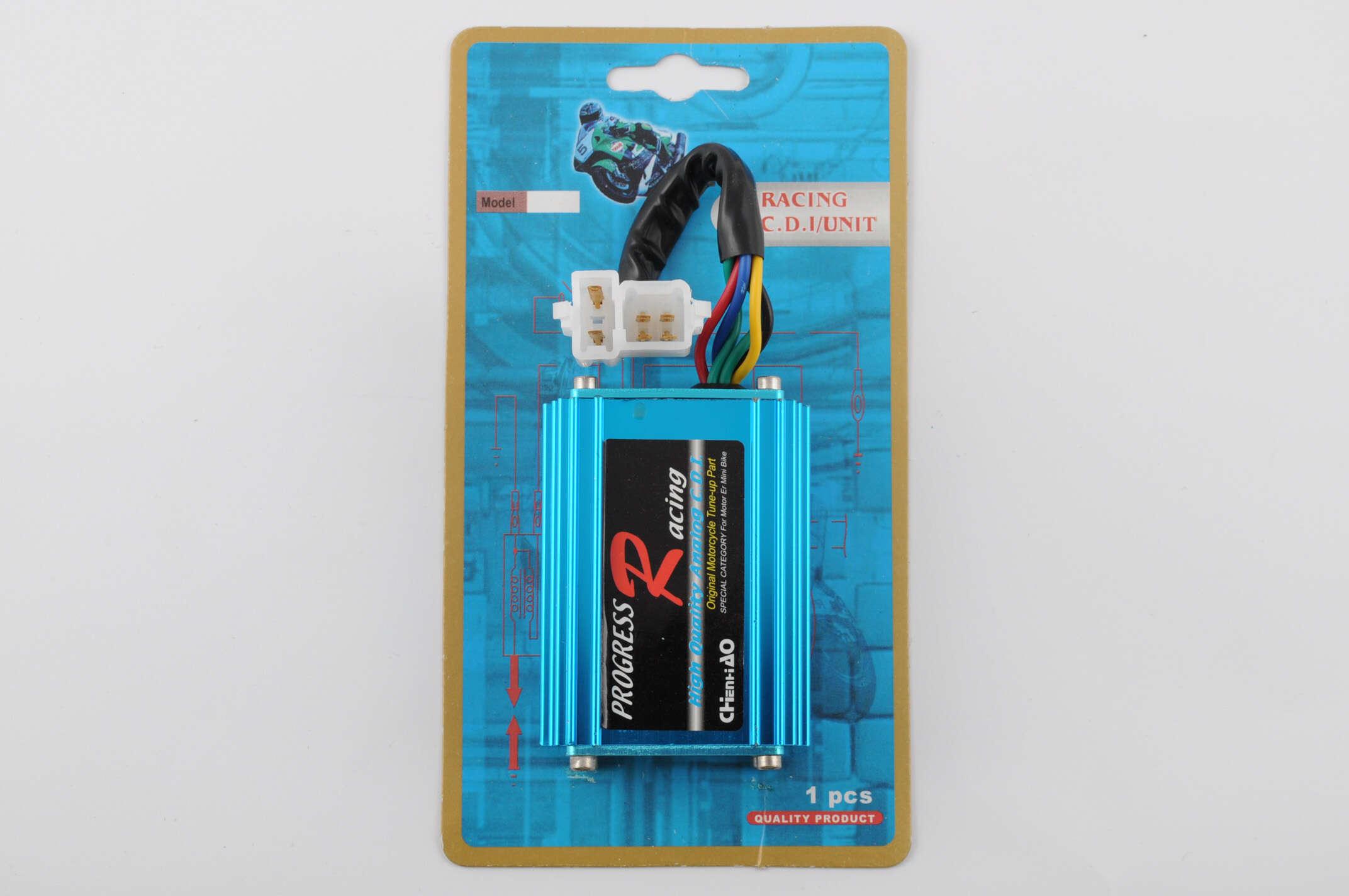 Коммутатор PROGRES RACING аналоговый для CG125/150 Синий (K-1142)