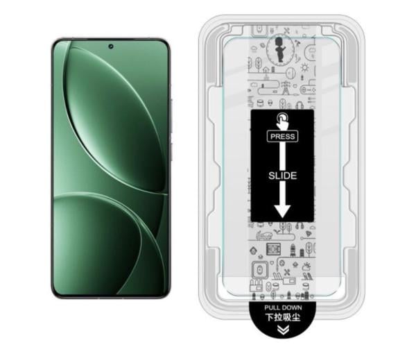 Закалённое защитное стекло Tempered Glass для Xiaomi Poco F7 Ultra с рамкой для поклейки