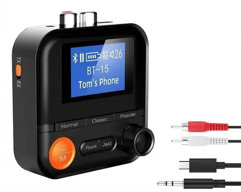 Автомобильный аудиоприемник Vaorlo BR05 Bluetooth для TV PC + LCD Transmitter + Receiver