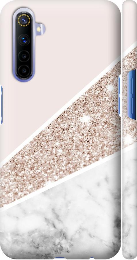 Чехол на Realme 6 Пастельный мрамор (4342m-1913-42517)