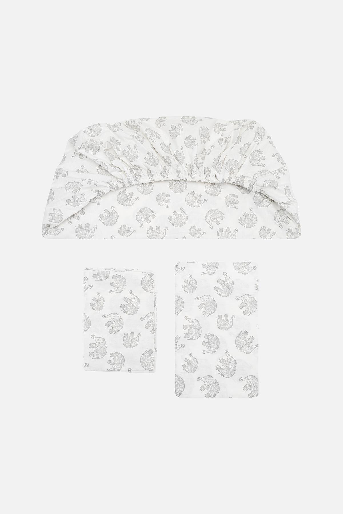 Комплект детского постельного белья Слоненок Betis 91447804 (SKT000919307) Комплект детского постельного белья Слоненок Betis 91447804 (SKT000919307)