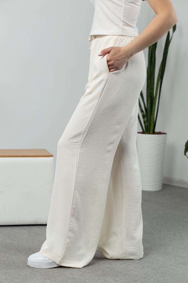 Штаны женские AKSAN XS Молочный (24.2322_milky_40(XS)) - фото 2 Штаны женские AKSAN XS Молочный (24.2322_milky_40(XS)) - фото 2