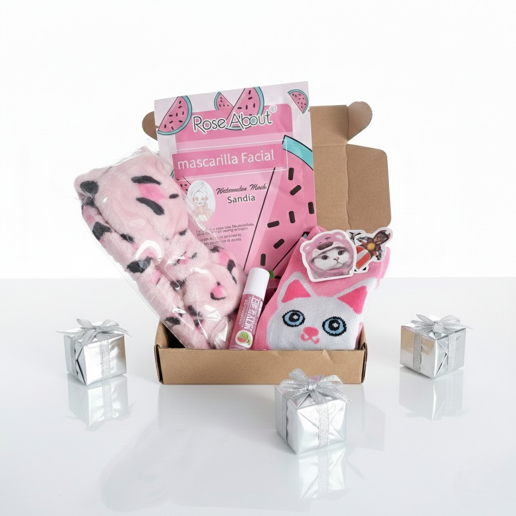 Подарунковий набір косметики та аксесуарів 5 предметів