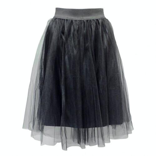 Юбка длинная с фатином Seta Decor 16-1012BLK