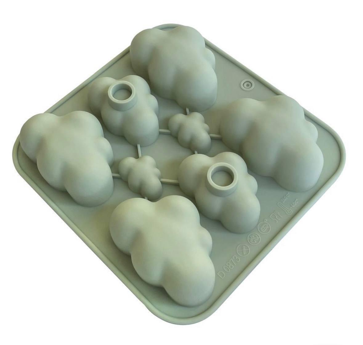 Форма силиконовая Облака 8 ячеек (89bd39d1) Форма силиконовая Облака 8 ячеек (89bd39d1)