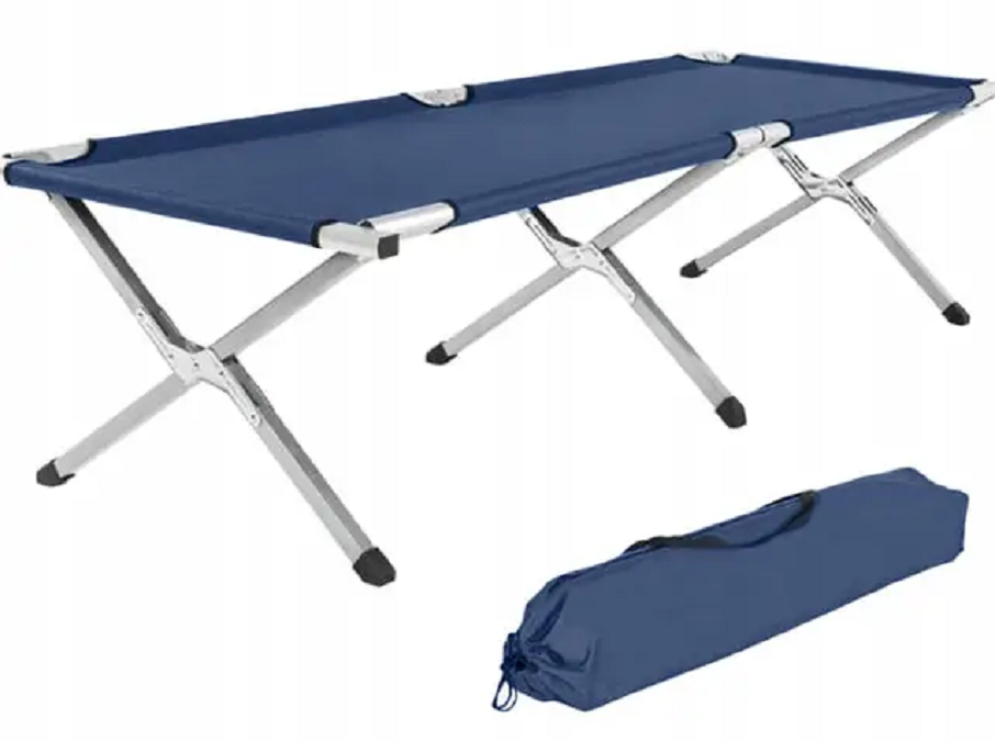 Туристическая кровать складная для кемпинга Ranger Military Steel Синий EL0227 (5851)
